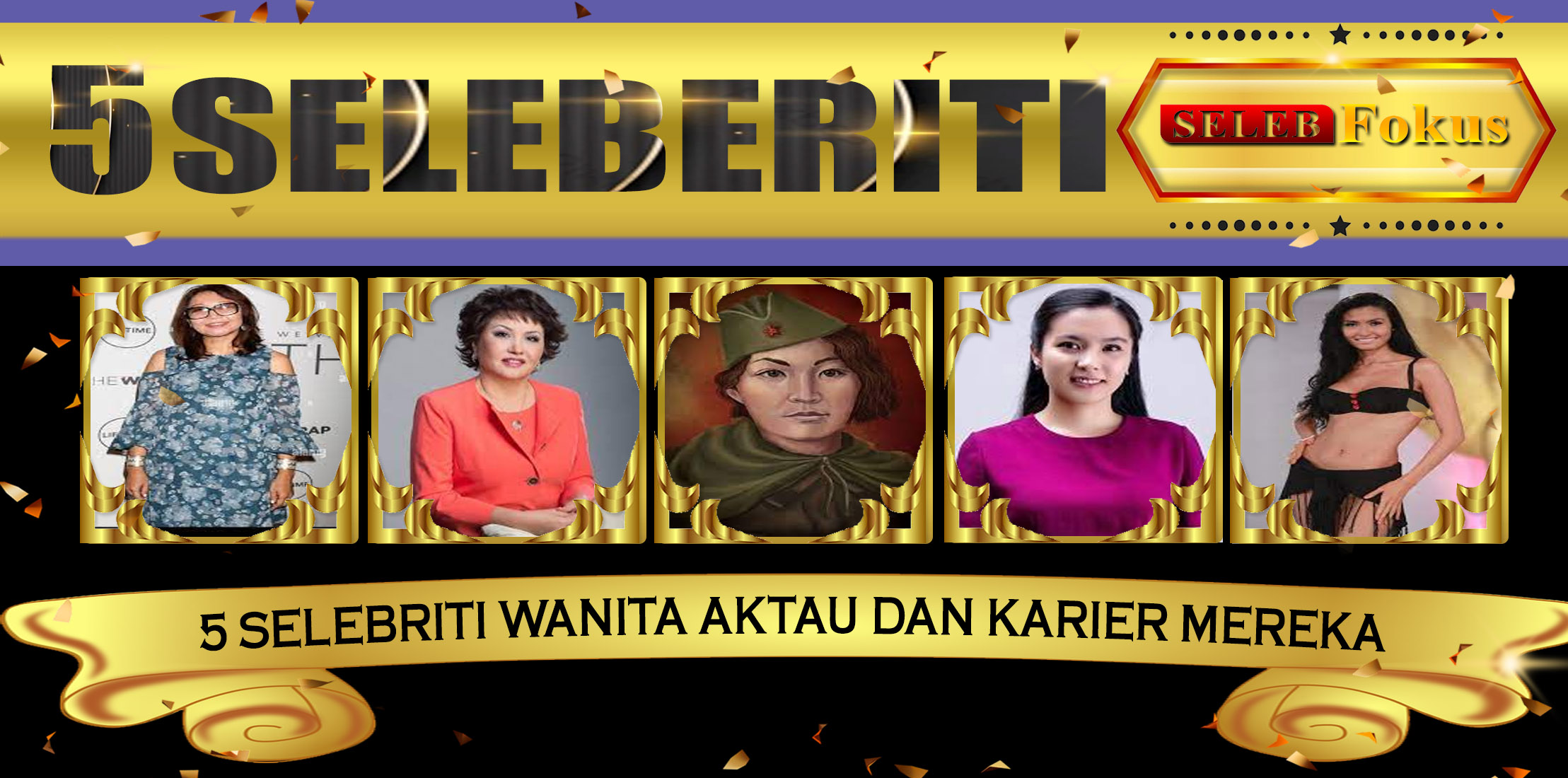 5 Selebriti Wanita Aktau dan Karier Mereka