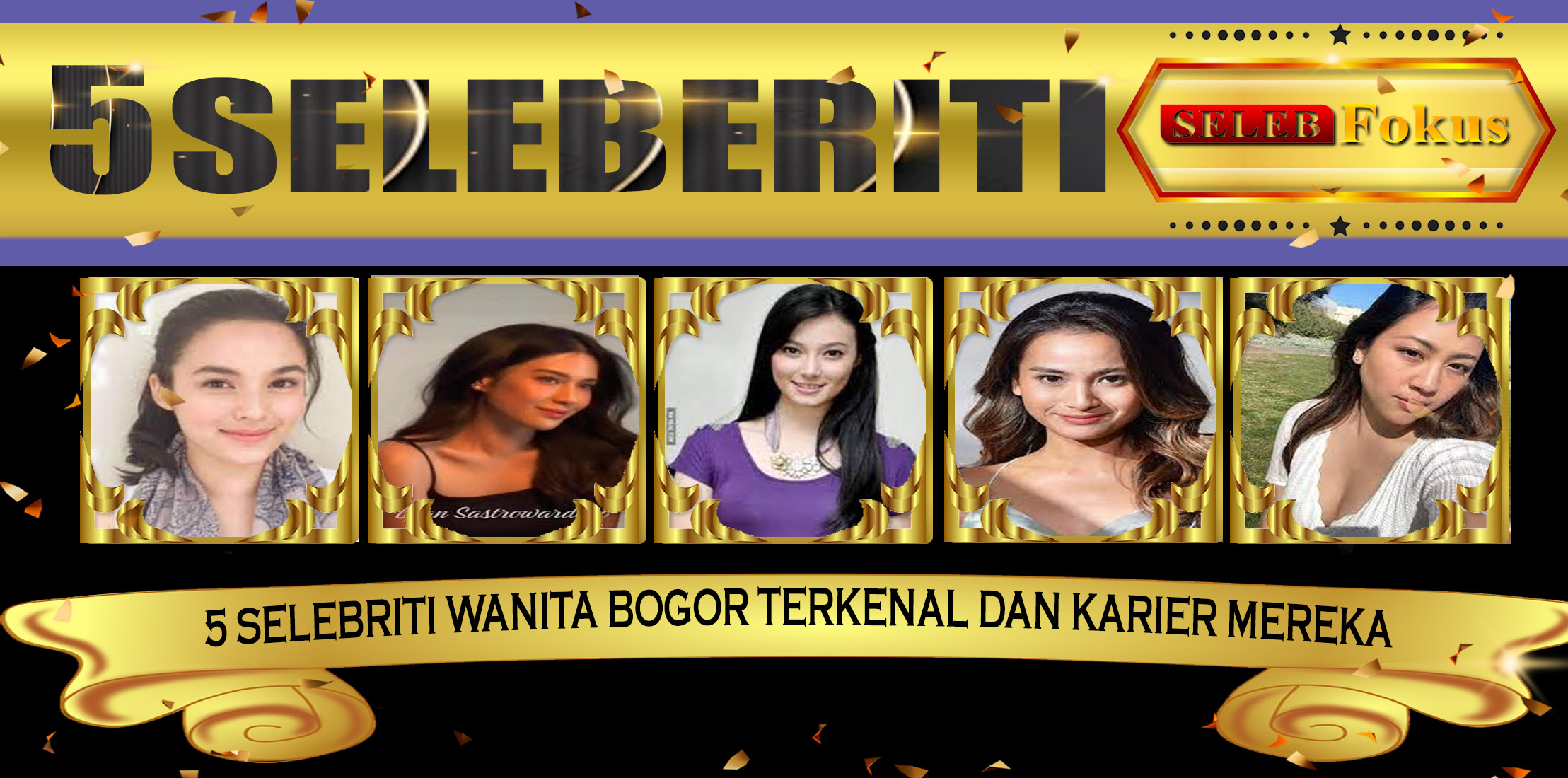 5 Selebriti Wanita Bogor Terkenal dan Karier Mereka