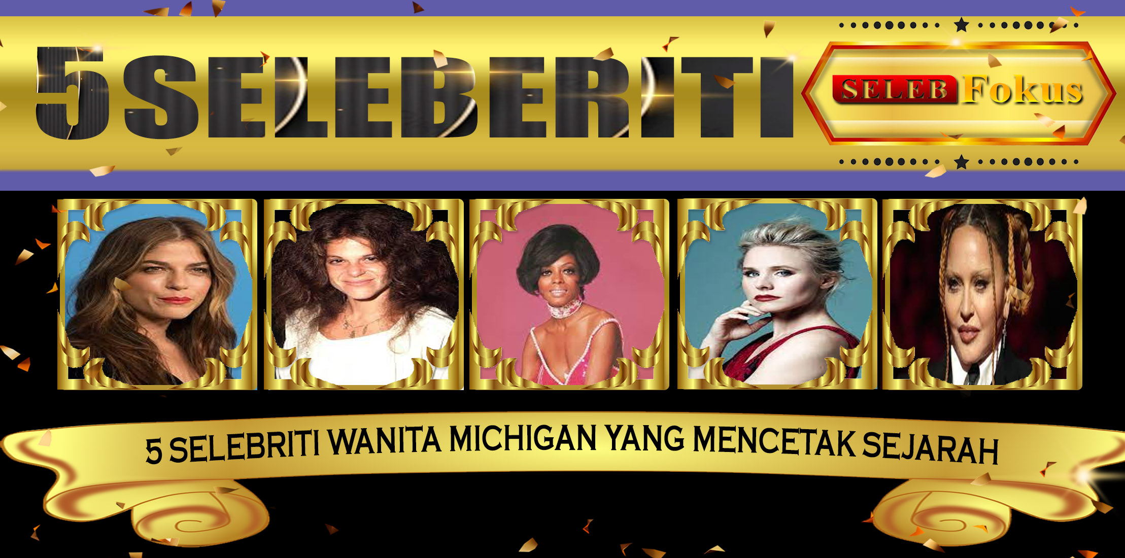 5 Selebriti Wanita Michigan yang Mencetak Sejarah