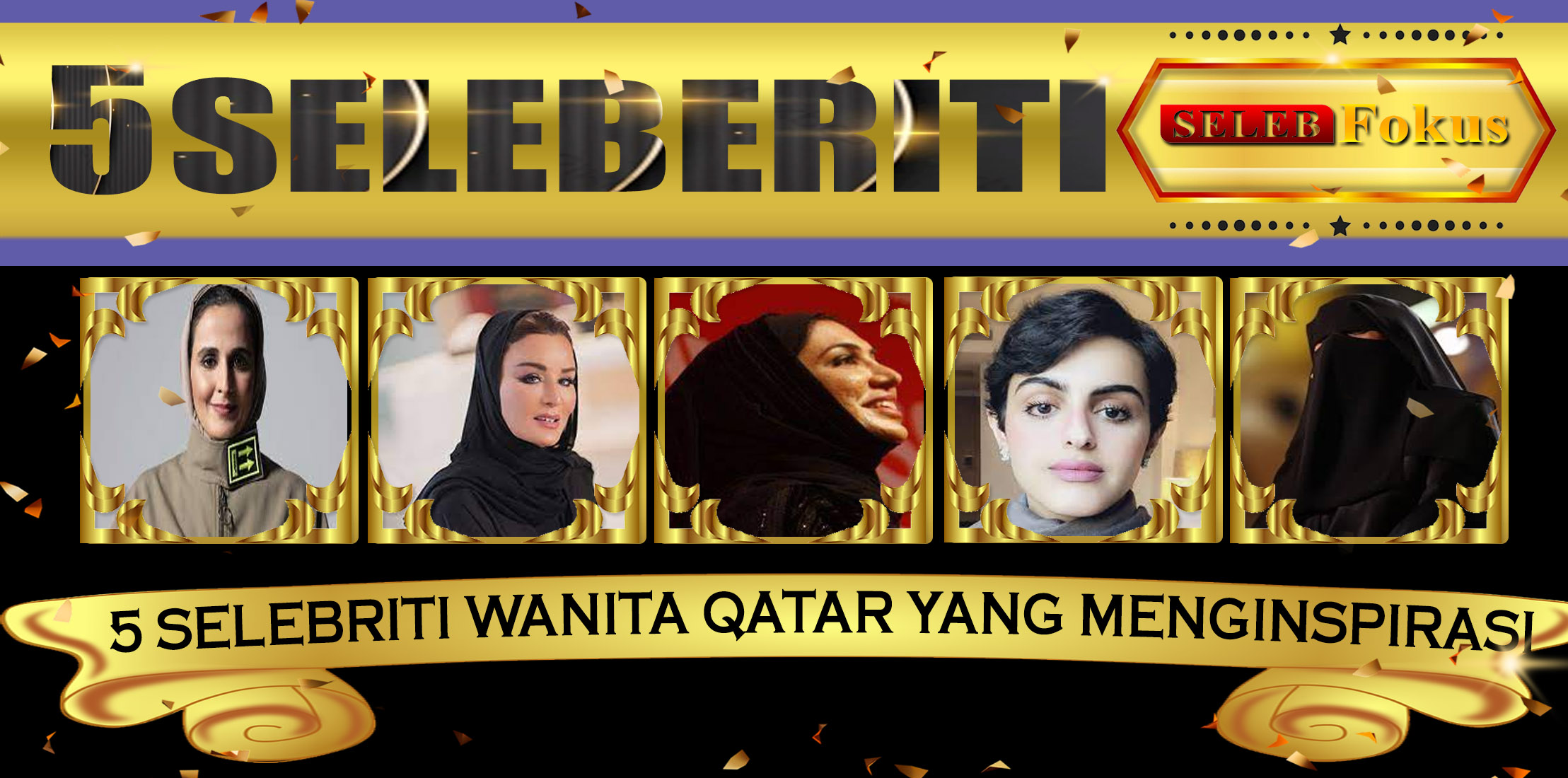 5 Selebriti Wanita Qatar yang Menginspirasi di Kancah