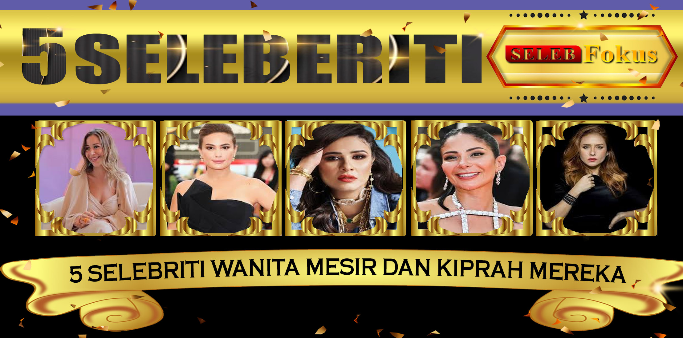 5 Selebriti Wanita Mesir